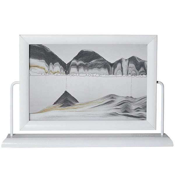Sandbild Window mit Drehrahmen in Iceberg Weiß